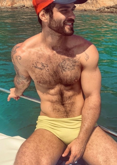 fur+speedo+beard+