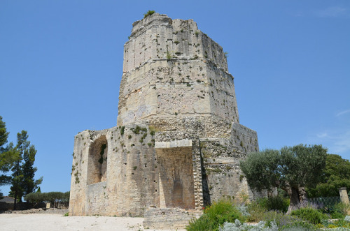 myhistoryblog:The Tour Magne, or the Great Tower, is the only remnant of the ancient Augustan fortif