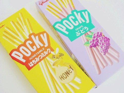 ooooo milk and honey pocky sounds really good. I want to try both though.