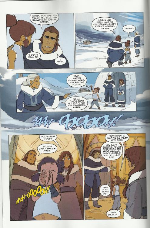 thewillowtree3: sugarssaur:   norstrus:  Free comic book day 2016 The Legend of korra: “Friends for Life”  Too precious to not be reblogged   Bebbies. <33 I think even more precious than Korra and Naga befriending each other- is seeing Korra grow