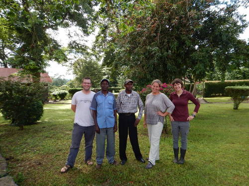 It was a fun few days here in Kaweri Coffee Plantation doing surveys for birds, butterflies, mammals, reptiles, and amphibians with Nancy Stevens (of Ohio University) and her team.