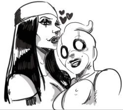 Adoggoart:gwenpool And Elektra From An F-List Chat 