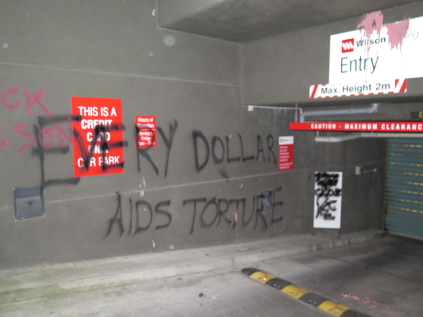 Narrm / Melbourne: Wilson Security subsidiaries vandalized in solidarity with detained refugees18 Au