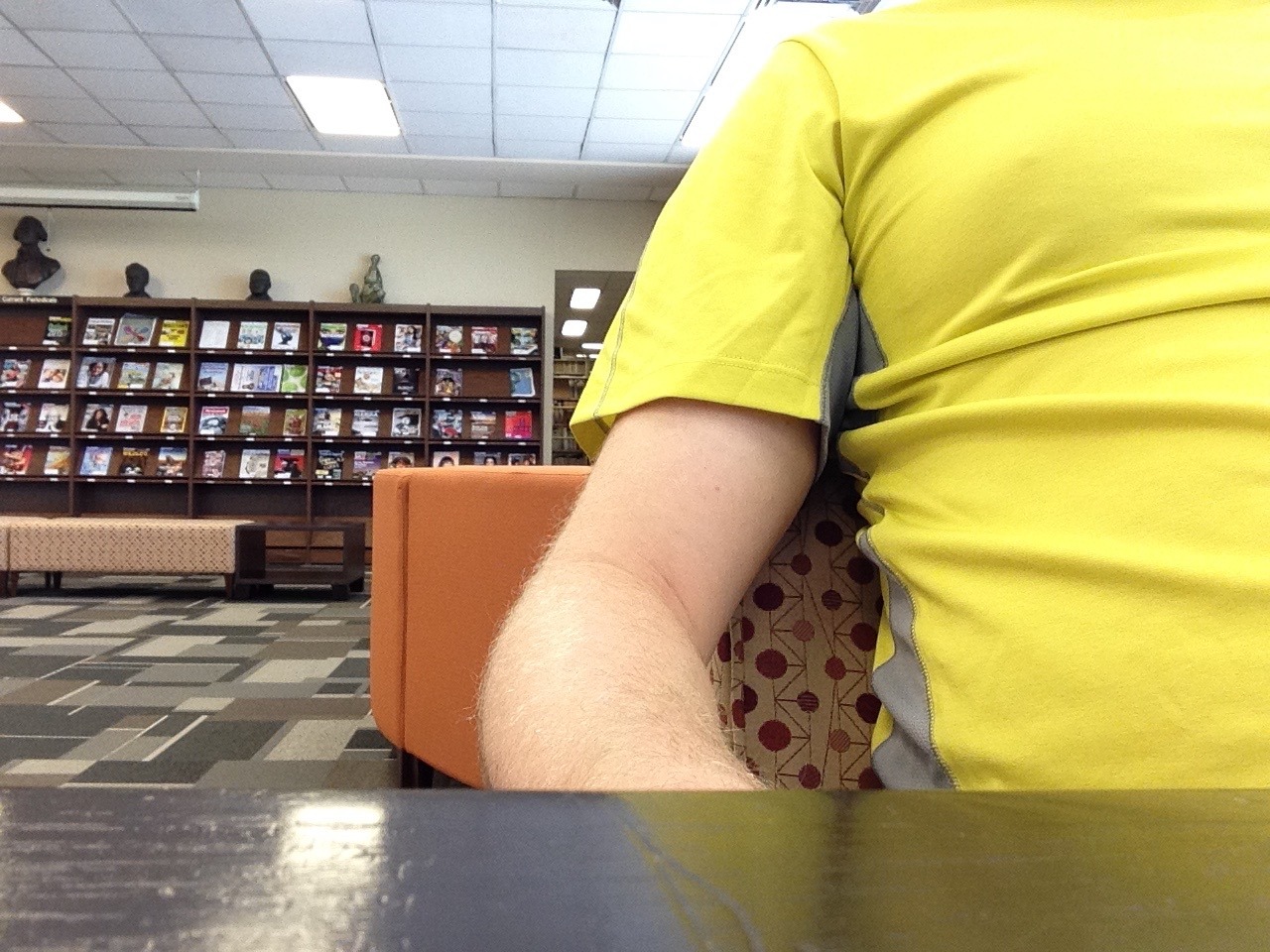 soggypants2:  I spent a day studying in the campus library, but got too distracted