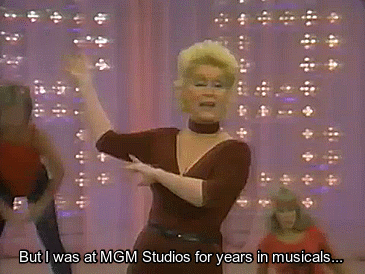 sparklejamesysparkle:  Debbie Reynolds in her home workout video Do It Debbie’s Way, 1983. Targeted at “women of a certain age”, Debbie recruited stars from various generations to appear in the workout tape with her, including  Shelley Winters,