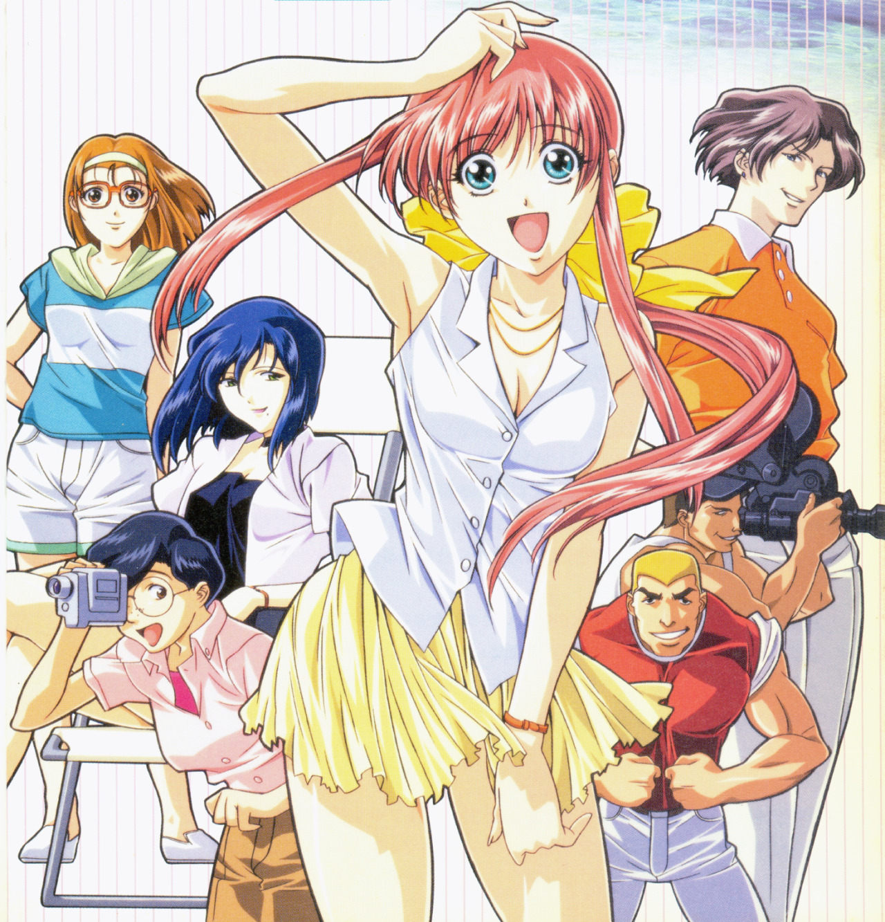 Official art from Yarudora Series Vol. 1: Double Cast (PS1).