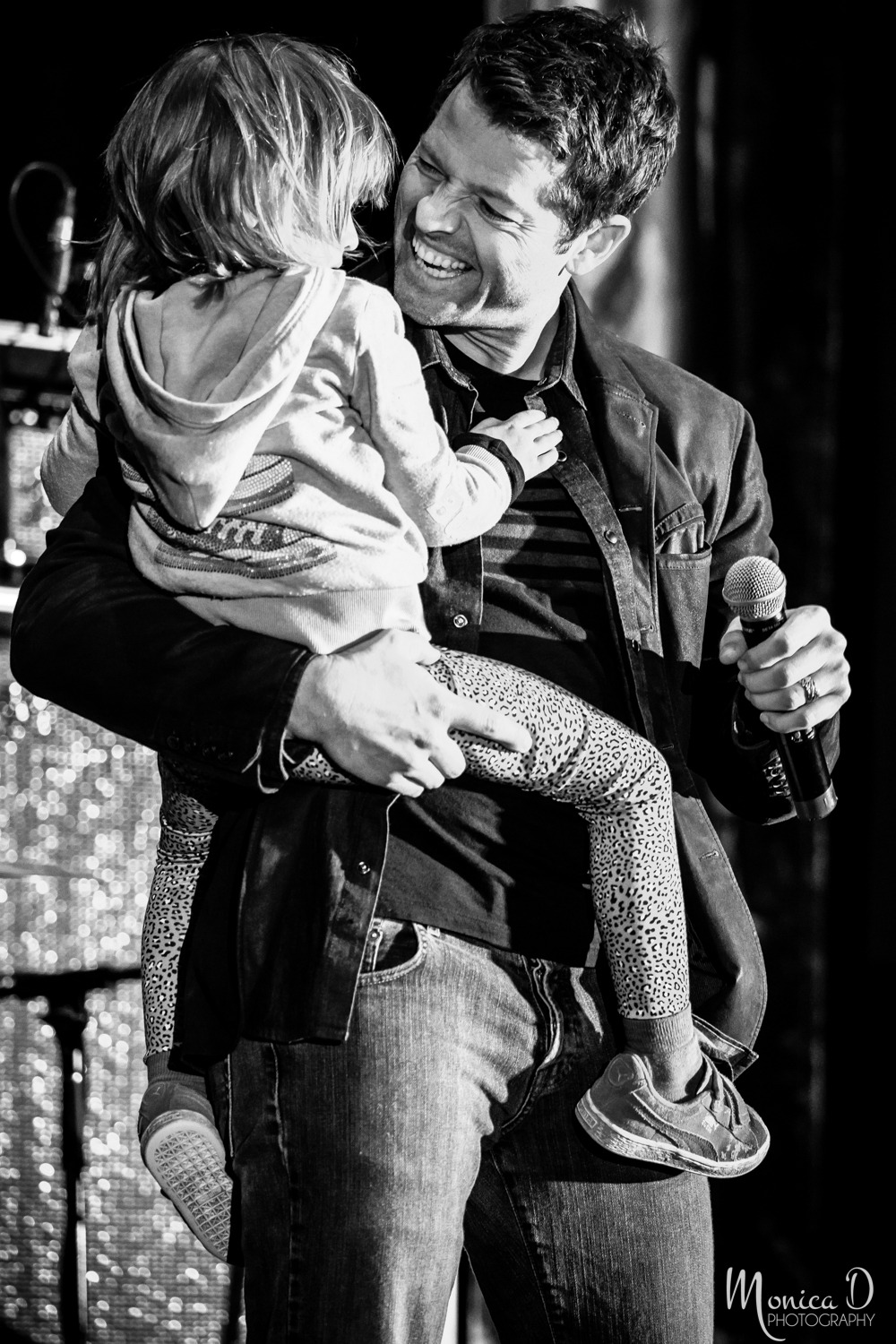 Monica D Photography — Misha Collins and his daughter, Maison :...