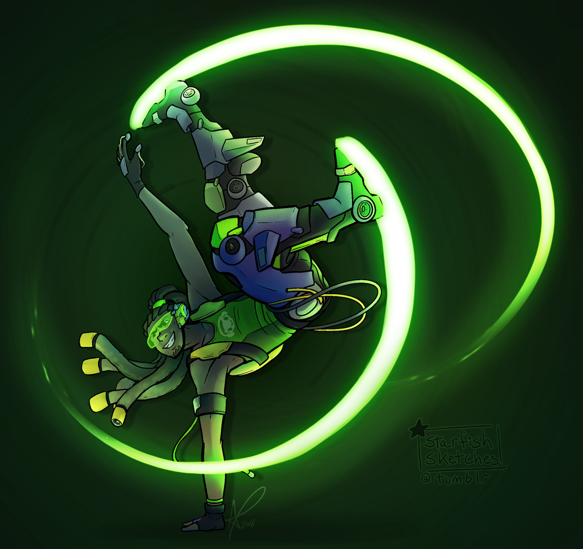 starfishsketches:  Oh, let’s break it DOWN!!Lucio is my fave Overwatch. He has
