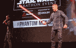 Bace-Jeleren:  Weapon-Sex:    Ray Park (Darth Maul) Introduces Star Wars Marathon