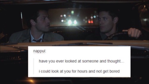 silverstaineddreams:Destiel + Text Posts