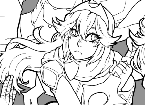 starexorcist:  My ladies of smash piece. Get the transparent lineart to color over on my patreon for free (but backers are appreciated)