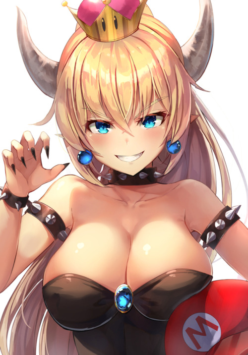 cute-girls-from-vns-anime-manga:  クッパ姫 by motokonut  诡笑姬