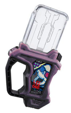 “Kill &amp; Climb!Senpai, Survive!LET IT DIE!”A &ldquo;punk” Gashat commissioned by Yotsuyama Enterprises, LET IT DIE bequeaths the power of the “Rogue Gamer” to its user, a challenging play style that relies on a mixture of deft timing during
