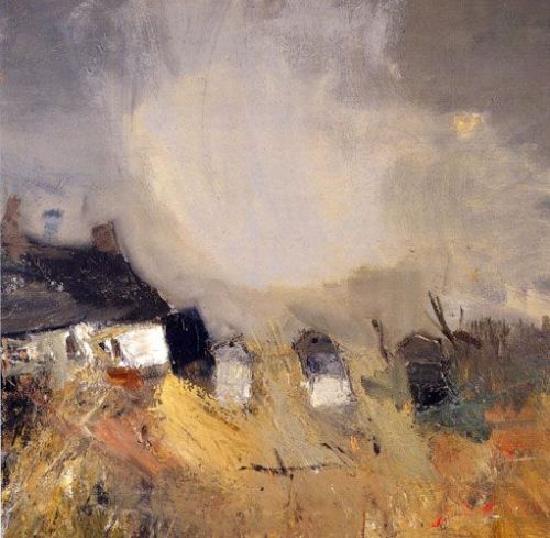 Northern UK art: &ldquo;Beehives at Catterline&rdquo;Oil on canvas by Joan Eardley (British,