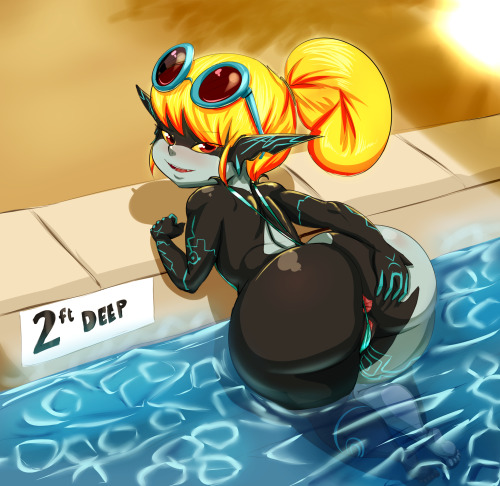 lucianite:  theterriblecon:  She was supposed to take a break from all the action she was receiving, and yet she still hungers for anal.   Didn’t think I ever needed blonde Midna. Turns out I was wrong.   < |D’‘‘‘‘