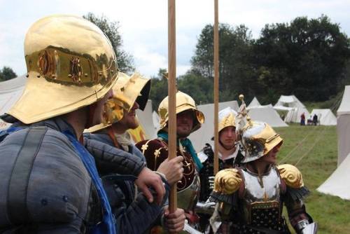 historicalfightingguide: “ Burgundian men-at-arms at the Call to Arms in Bexbach 2013. Thanks 