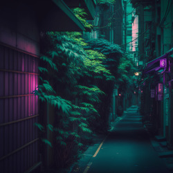 ai-dream:Urban jungle.