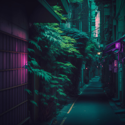 ai-dream:Urban jungle.
