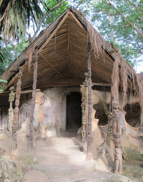 Oshun temple at Oshogbo, Nigeria