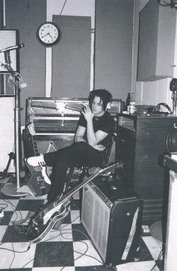 keithjohnmoon: Jack White during the recording of