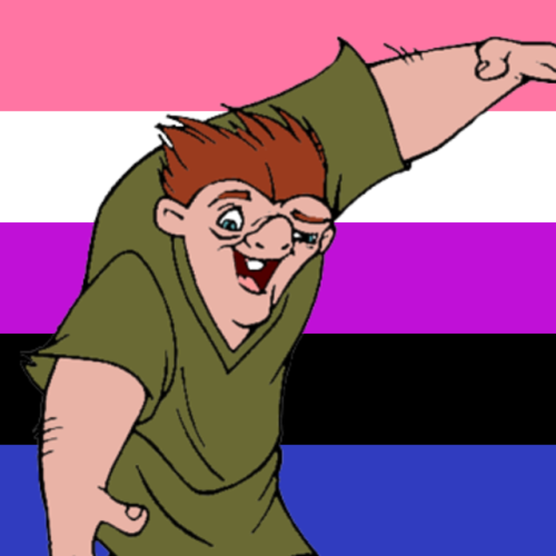 Quasimodo from The Hunchback of Notre Dame is genderfluid!