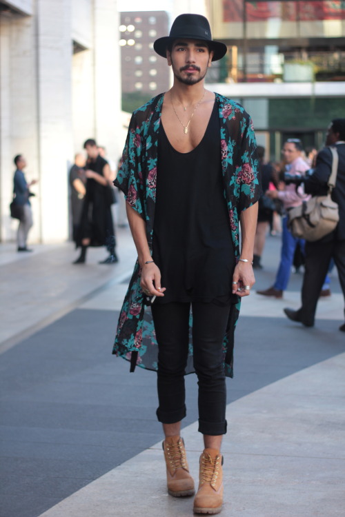 aagdolla:  Willy Cartier from Request Model Management standing at Lincoln Center during New York fashion week. Shot by aagdolla 