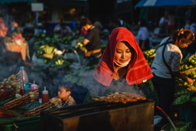 One thing you can be sure of in Thailand, day or night, wherever there are people, there will be...