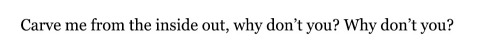 Could Have, Wisawa Szymborska // Written In The Blood, Jeanette Winterson // Stop Texting Me, Jasmine