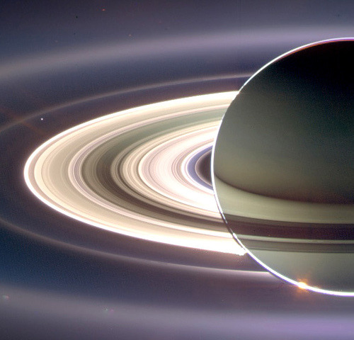 coolthingoftheday: Photographs taken of Saturn by NASA. Yes, these are real pictures;