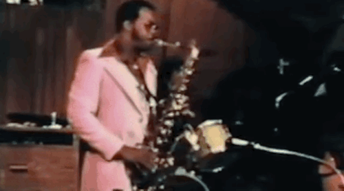 Ron McNair Playing His Saxophone, Circa 1980. Ron Was A Talented Jazz Musician And The First Astronaut