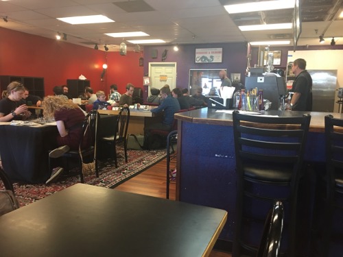 rpgprotip:  endertheyordle:  ollie-bout-them-rpgs:  rpgprotip:  You guys. Heaven is a place on earth… And it’s called the Haunted Games Cafe in Fort Collins, Colorado. Wonderful snacks, atmosphere, selection, and staff. My shield-maiden and I stayed