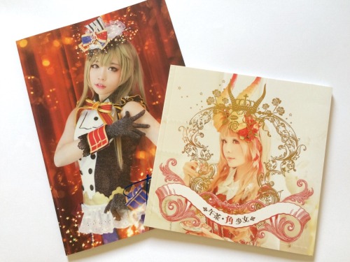 Bought a couple of mini photobooks from 2 of my favourite cosplayers - Tomia and Ely, at Anime Festi