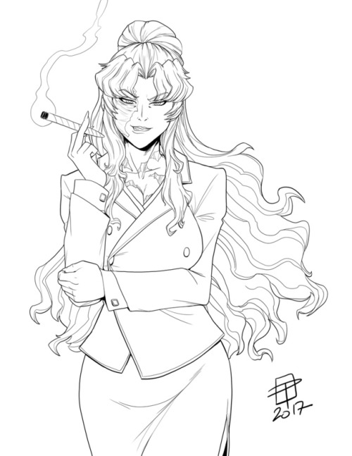 callmepo:  Commission for Rudeboy308 of Black Lagoon’s Balalaika not taking anymore of your crap. If you see this face, you are already dead.. you just don’t know it yet.  <3 <3 <3