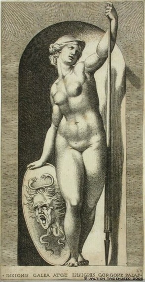 Gian Jacopo Caraglio (1505 - 1565 )“Thetis; Opis; Diana; Ceres; Juno; Pallas Athene; Venus; Proserpi