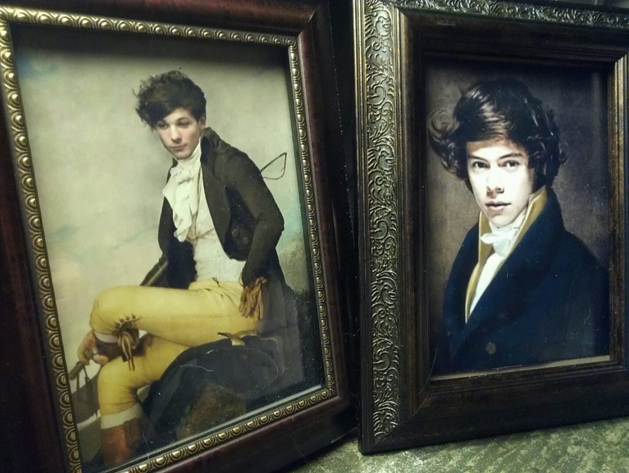 Louis looking gayer than me.