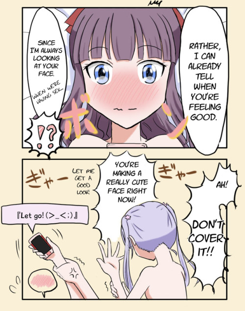 wholesomeyuri: ✧･ﾟ: *✧ The Very Definition of Awkward Sex ✧ *:･ﾟ✧♡ Characters ♡ : Aoba Suzukaze &hea