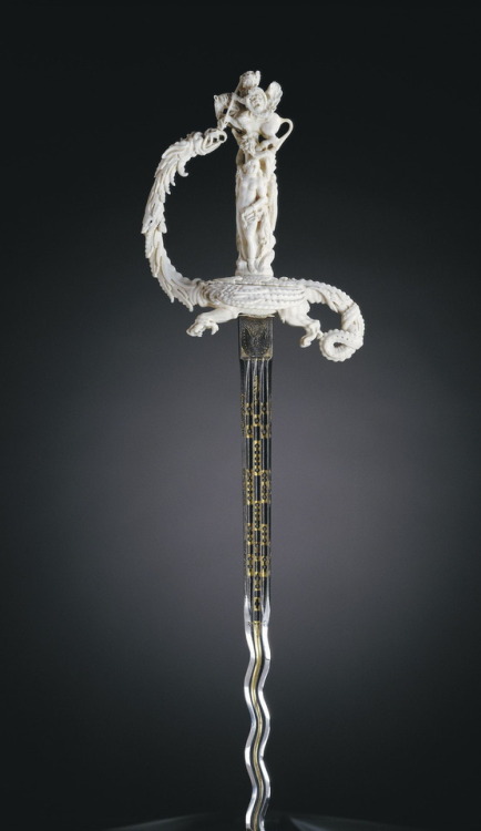 historyarchaeologyartefacts - Sword (96,5 cm - Ivory and steel),...