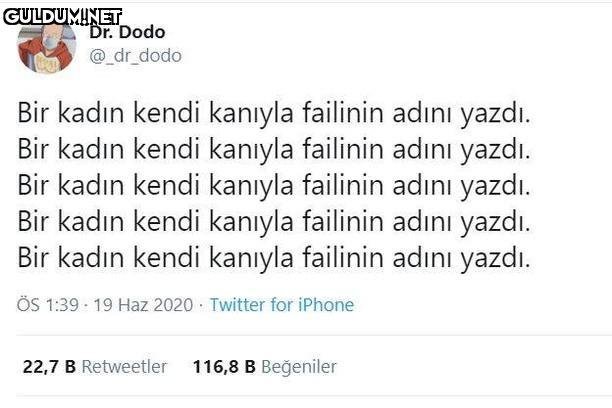 Unutulmasın! Dr. Dodo...