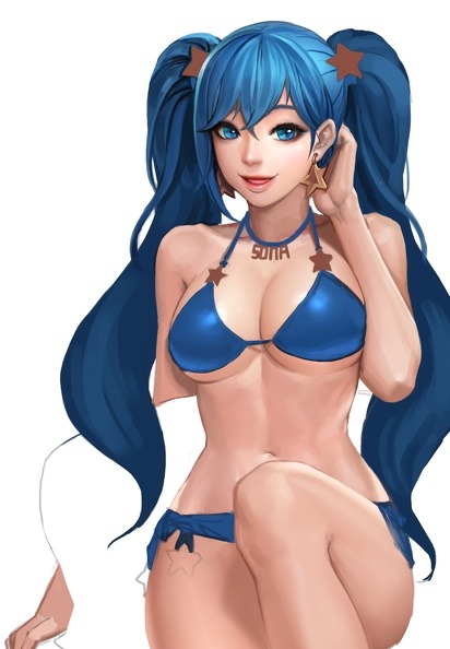 sexybossbabes:  LEAGUE OF LEGENDS HENTAI BABE SONA [ SEXYBOSSBABES ] // source: lolhentai.net