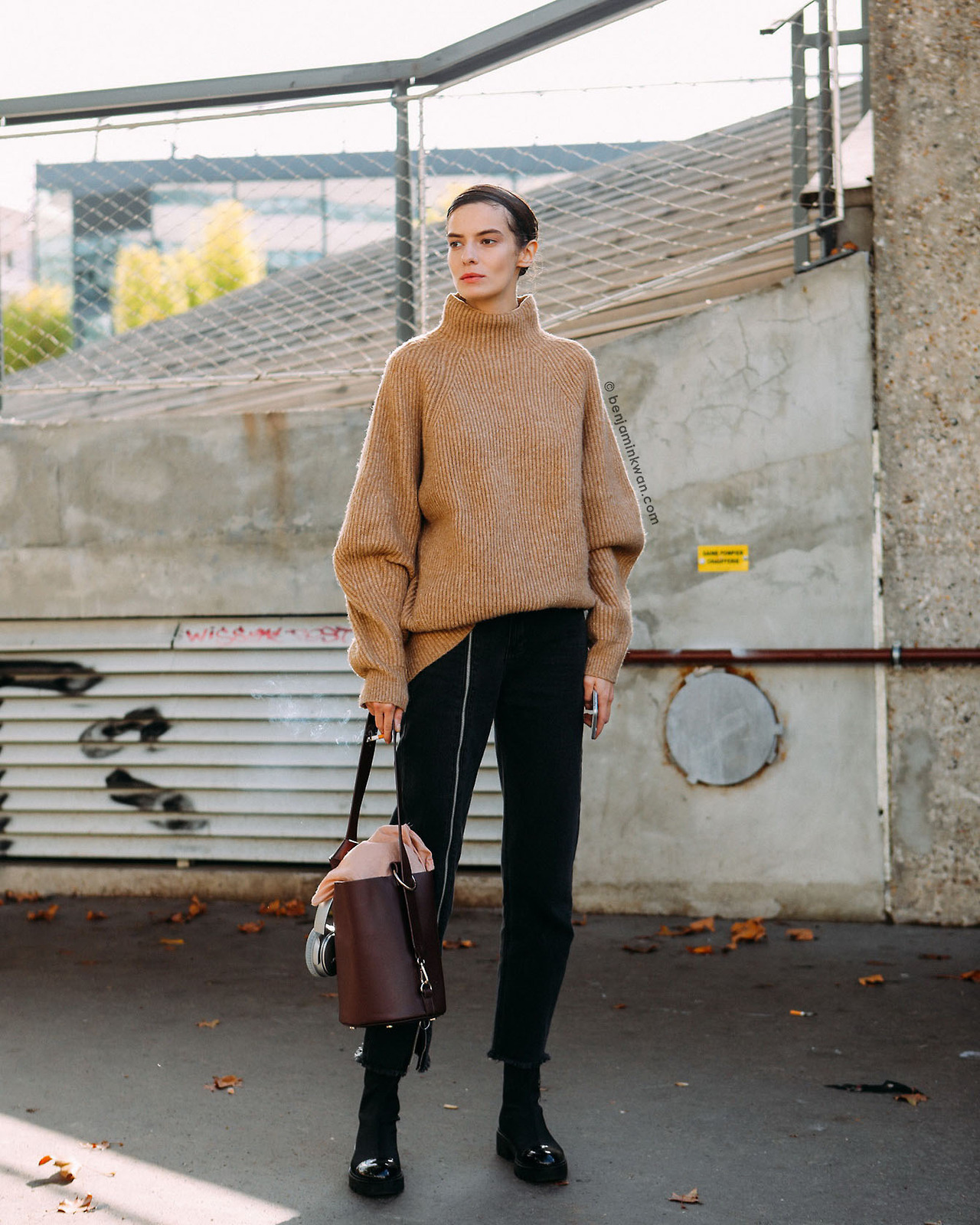 SNAPPED by benjaminkwan.com — Dasha Denisenko at Haider Ackermann SS ...