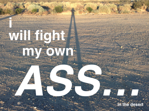 foxfamilyfeatures:i will fight my own ass in the desert 