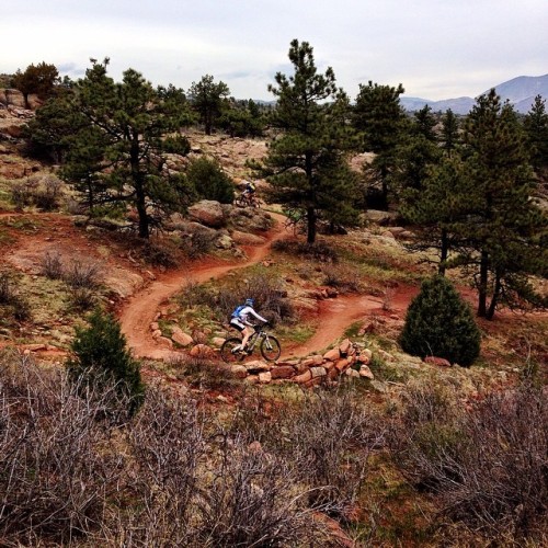 fuzzyimages: starrjamie: First Hall Ranch #MTB ride for @liliten - she’s doing her best @ryanamiraul