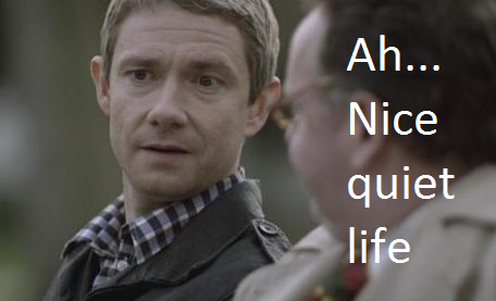 sherlockisgay:  cumbercorn:  #just imagine if martin played a doctor who companion #who was kidnapped by the doctor #and he would just be like LETS GO ON ANOTHER ADVENTURE #and martin was just like #leave me the fuck alone i just want to go home   (x)
