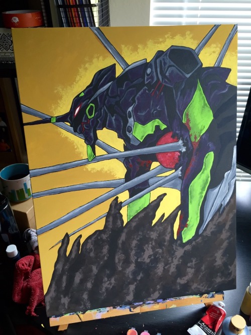 zombievangelion:  Evangelion  Please check out my art page www.facebook.com/groups/meganmcgu