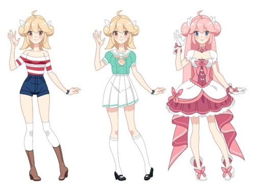 Something I’ve been doing on twitter for fun. Magical girls inspired by some of my fav gi