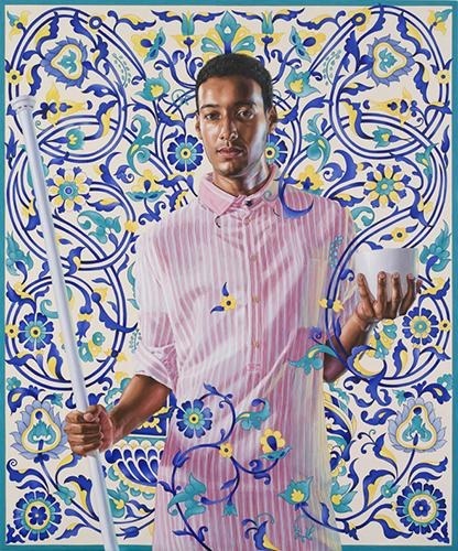 joereorda:KEHINDE WILEY Emperor Napoleon I, 1912-1956, 2012 Oil on canvas 183 x 152cm, (72 x 60in)