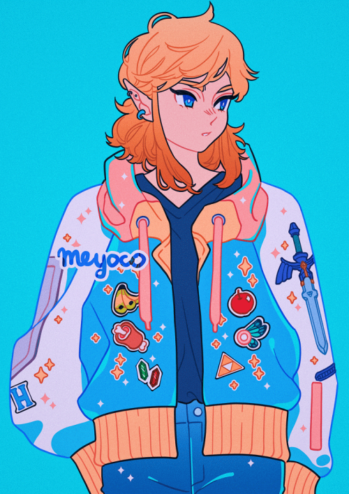 meyocoart:Link + oversized jacket