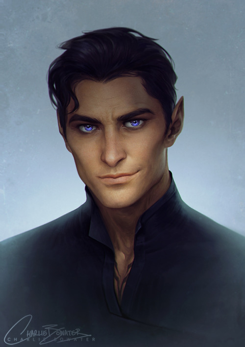 charliebowater: Rhys’ portrait - all done! I could literally spend days tweaking this to within an i