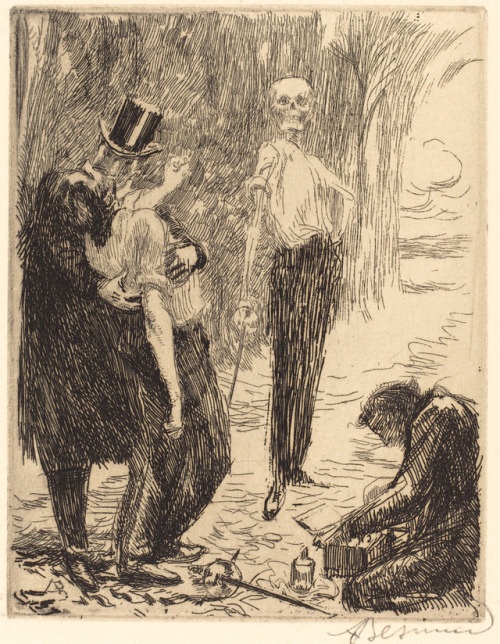 Albert Besnard (1849-1934), ‘Le Duel (The Duel), 1900Source