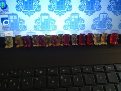 chaoschloe:  karkat-in-the-tardis:  mancydrew:  mancydrew:  mancydrew:  mancydrew:  mancydrew:  mancydrew:  erbilgerbil:  mancydrew:  mancydrew:  My new friends   The red gummy bears have separated themselves from the rest. They think they are better